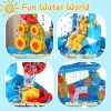 1Set Kid Sand Water Table Toddler Water Activity Table Rain Showers Play Table Toy For 3 To 6 Years Old Sensory Exercise Friendship Building