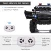 12V Electric Police Ride-on Toy For Kids LED Lights MP3 Parental Remote Black