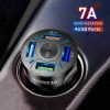 In-Car 4Ports USB Car Charge 45W Mini Fast Charging For Phone Charger Adapter
